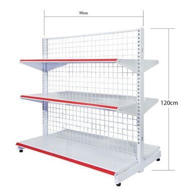 Kệ siêu thị đôi C120cm x D90cm x 3 tầng
